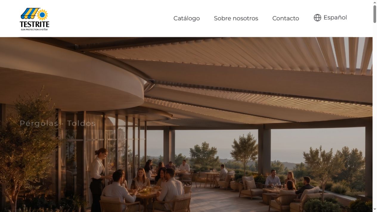 Testrite desktop website